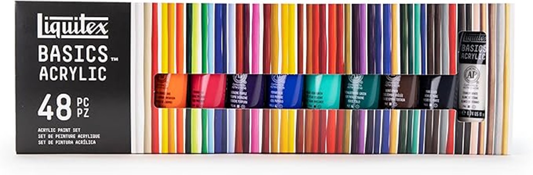 forty eight 22ml acrylic tubes