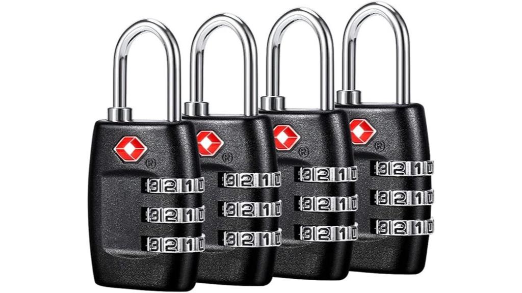 four digit tsa locks