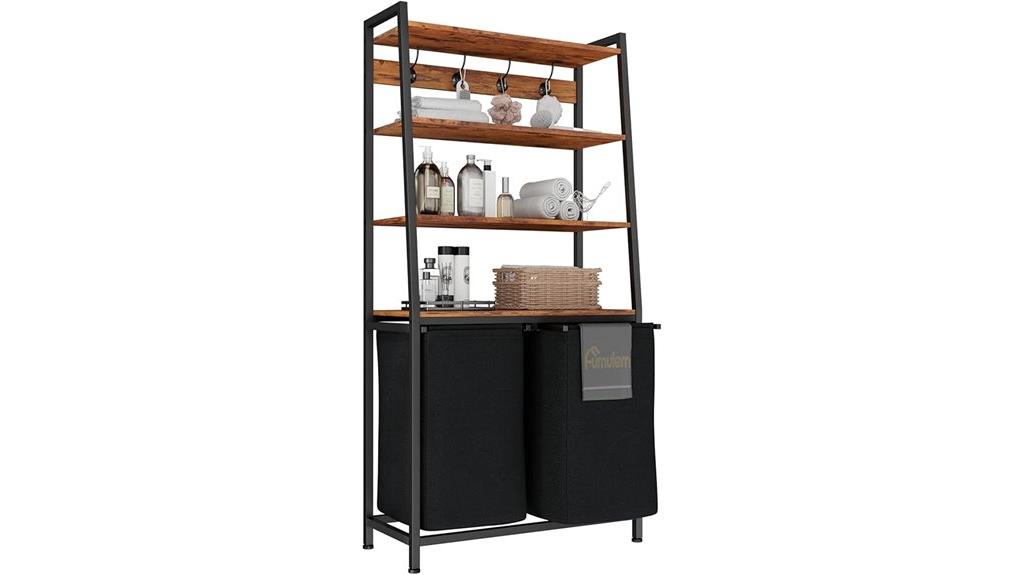 four tier laundry storage