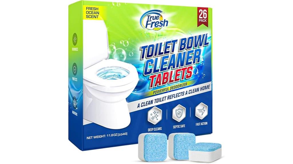 fresh 26 pack toilet tablets