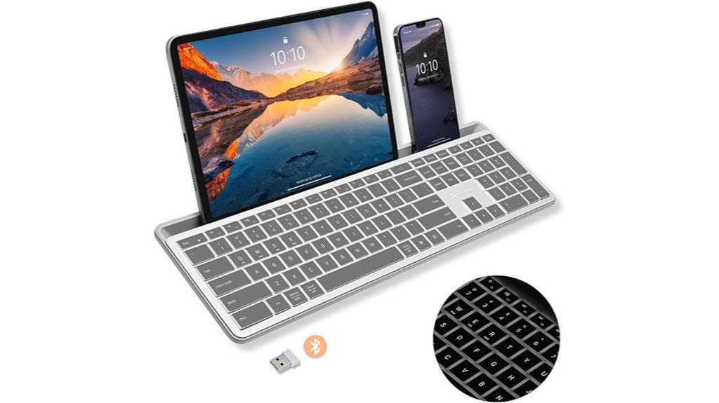 full size bluetooth keyboard