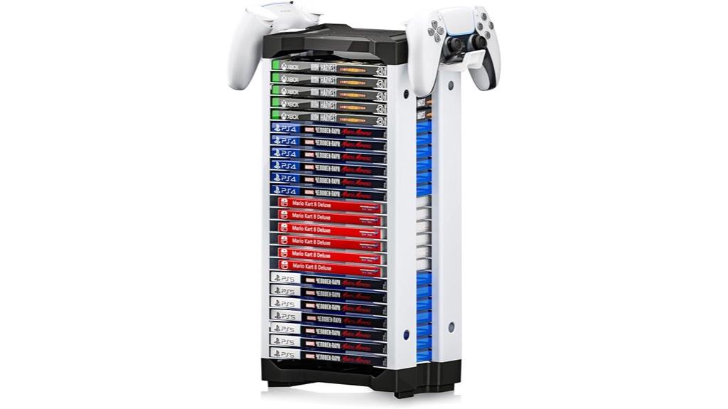 game storage tower