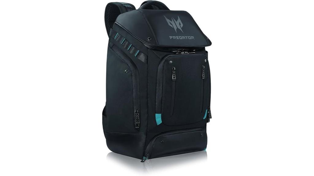 gaming backpack with predator