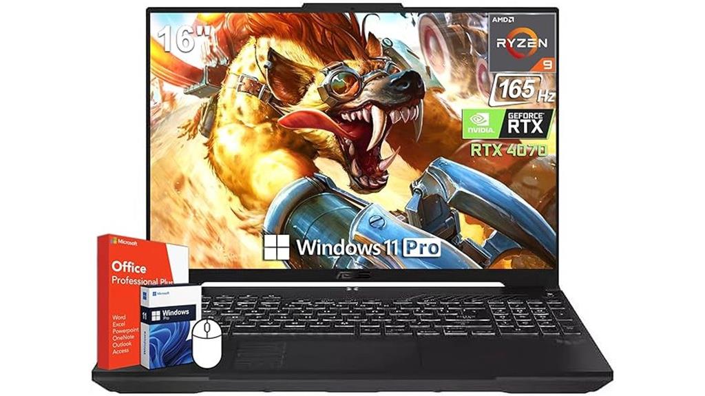 gaming laptop with high end specs