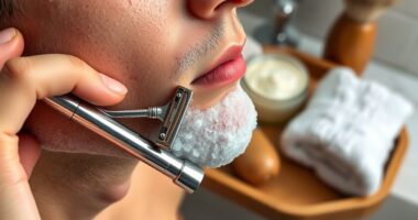 gentle shaving for sensitive skin