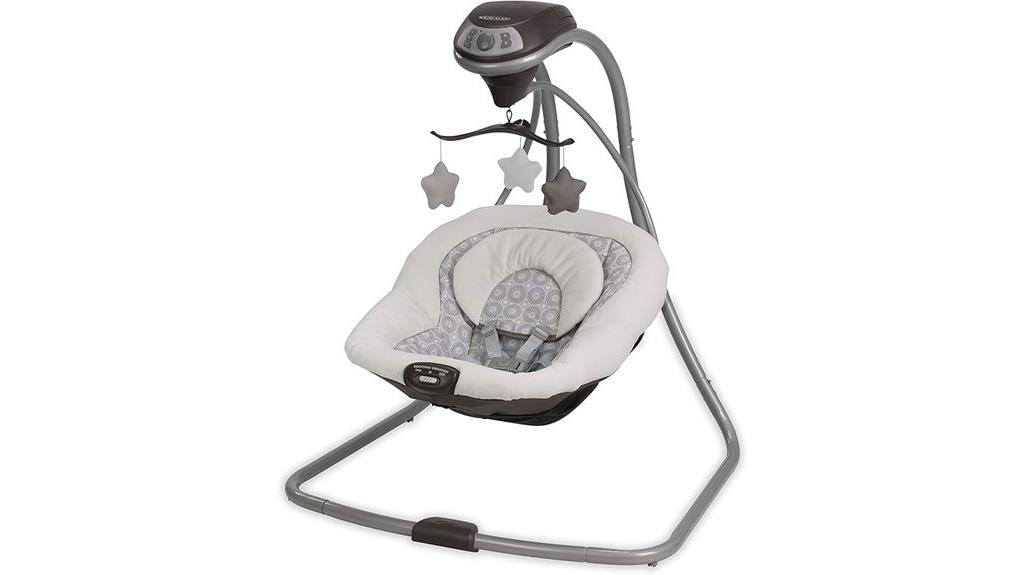 gentle soothing baby swing