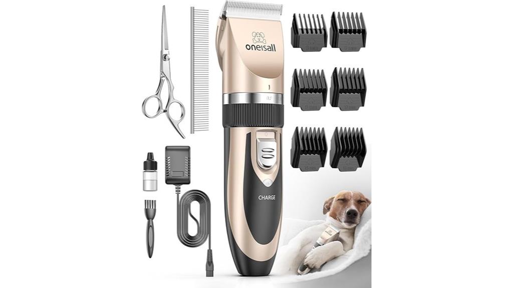 gold cordless dog clipper