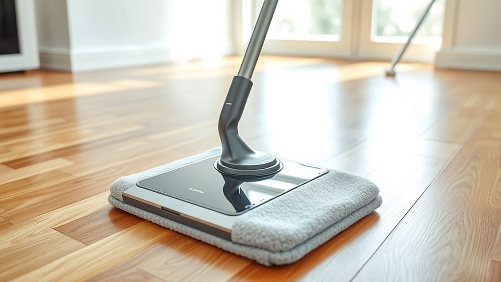 hardwood safe steam mop features