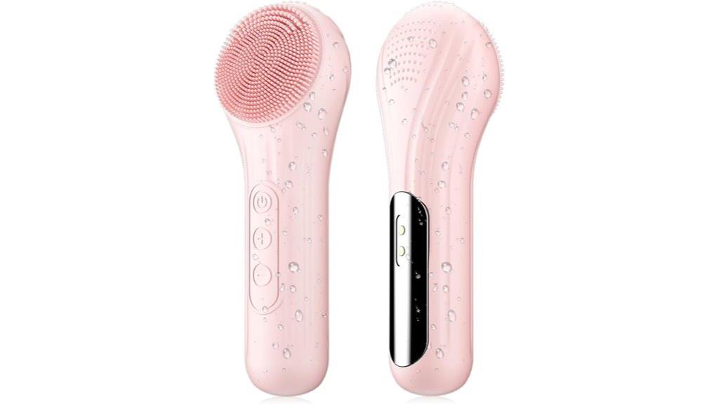 heated vibrating silicone scrubber