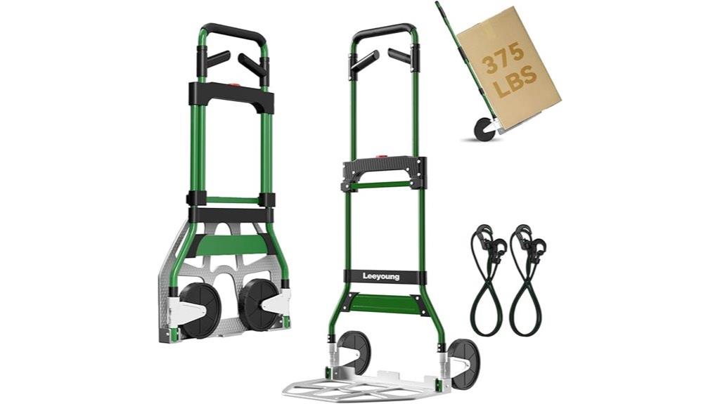 heavy duty aluminum folding cart