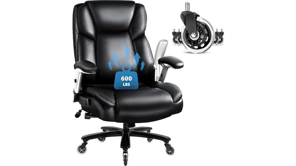 heavy duty lumbar office chair