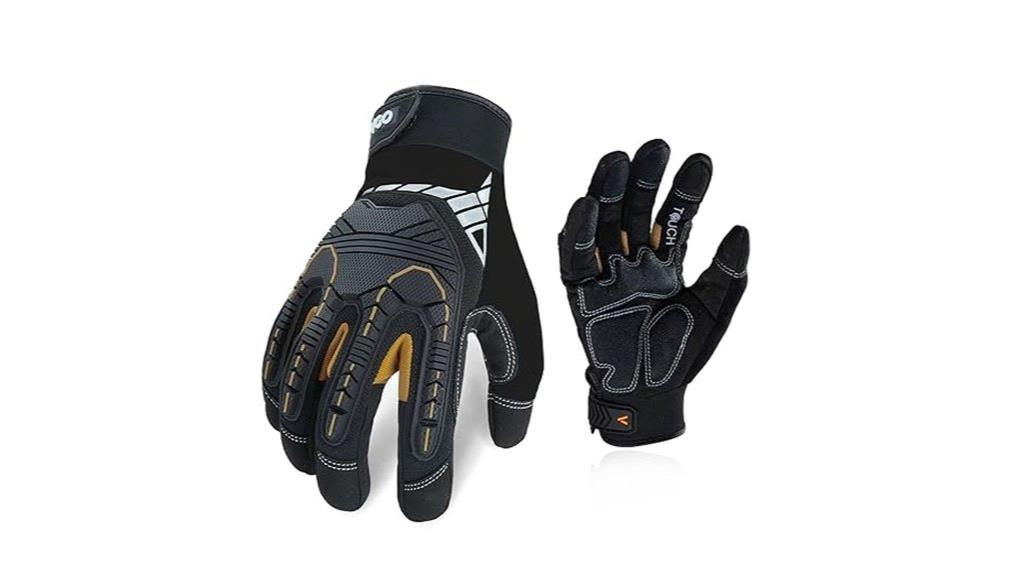 heavy duty synthetic leather gloves