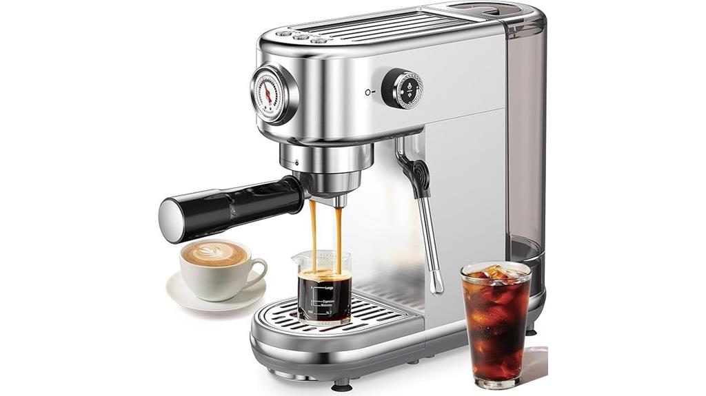high pressure milk espresso
