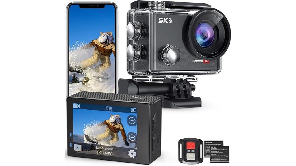 high resolution waterproof action camera