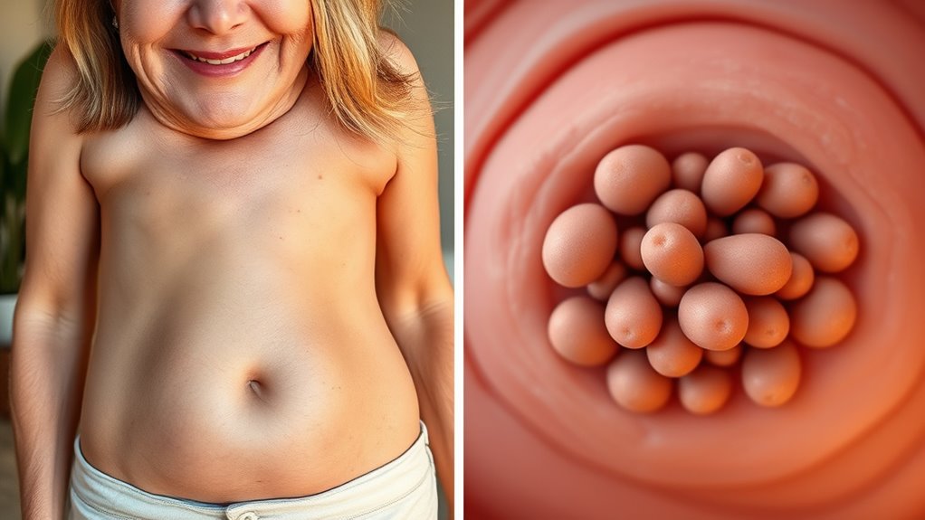 hormonal shifts and fat storage