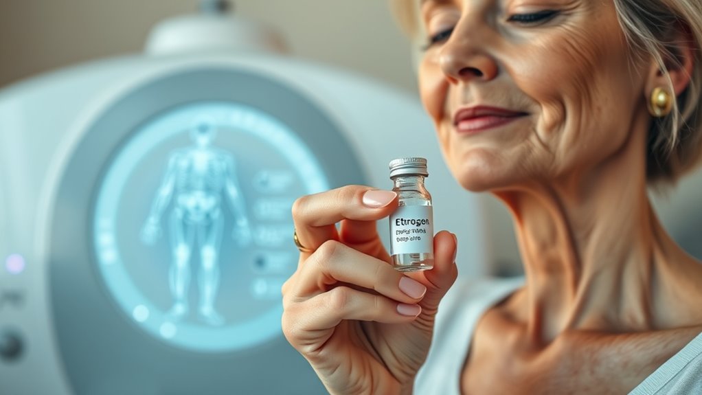 hormone therapy boosts bone density