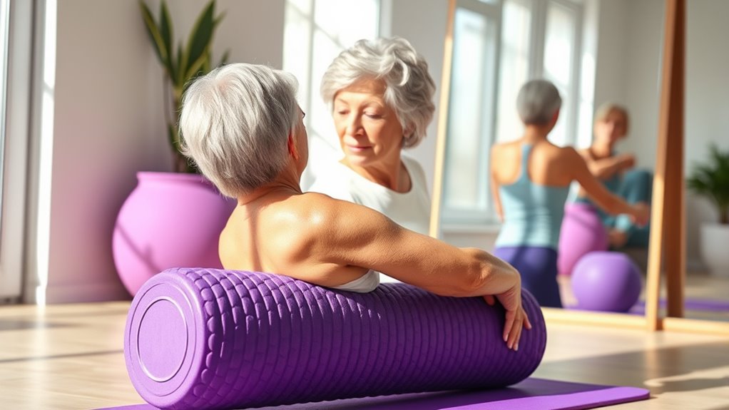 improve posture through foam rolling