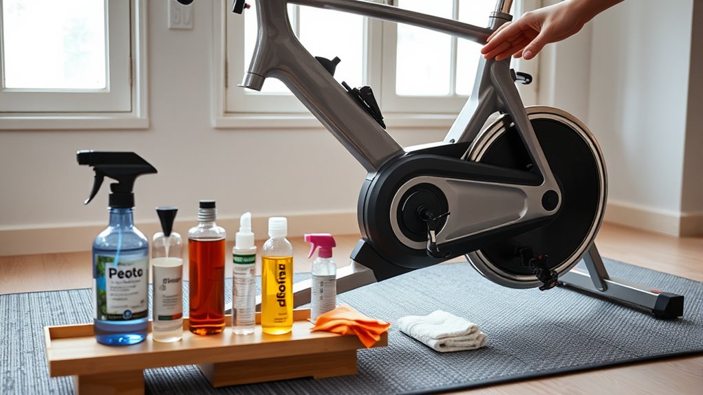 indoor cycling equipment maintenance