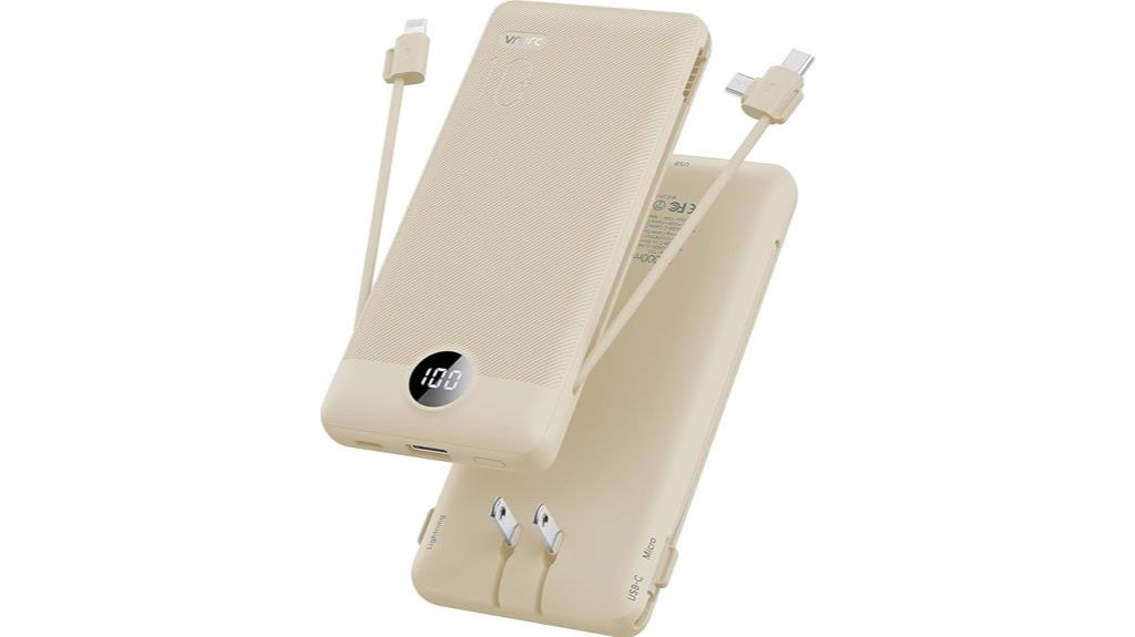 integrated cable and wall plug