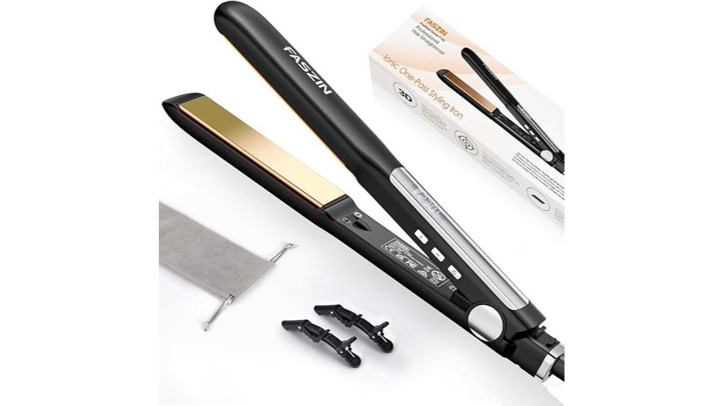 ionic titanium 2 in 1 straightener