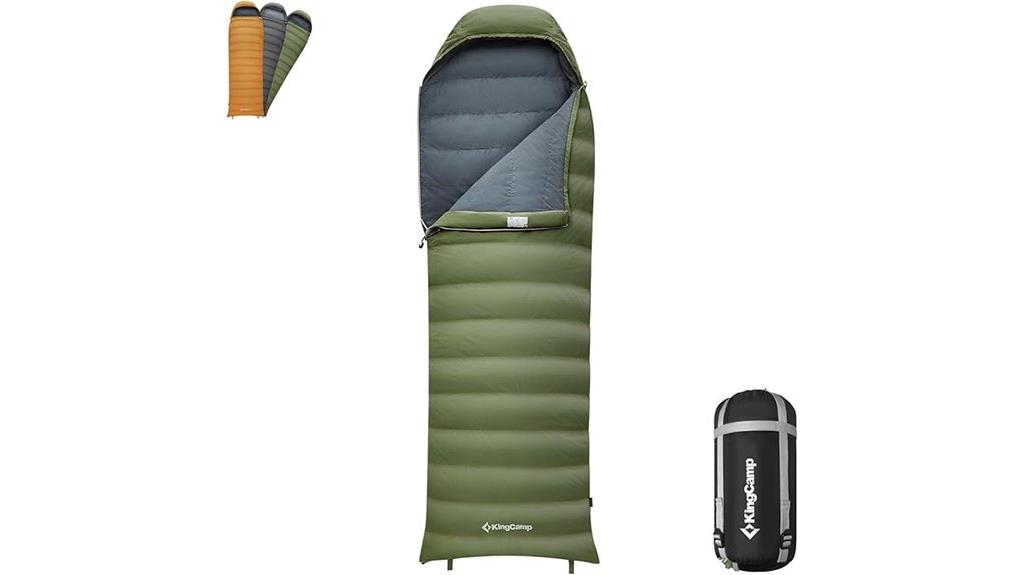 kingcamp adult sleeping bag