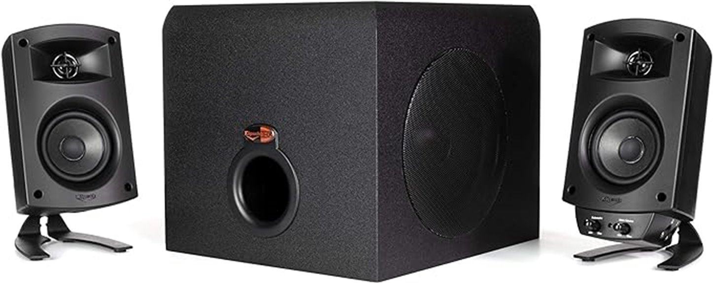 klipsch 2 1 thx speakers