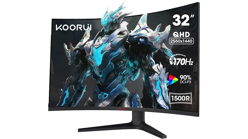 koorui 32 inch curved monitor