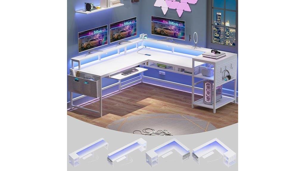 l shaped gaming desk