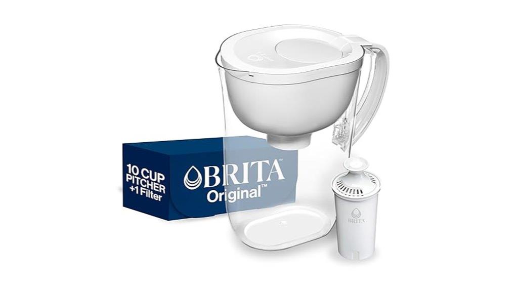 large 10 cup filter pitcher