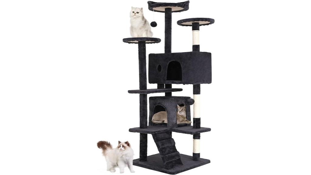 large indoor cat tower