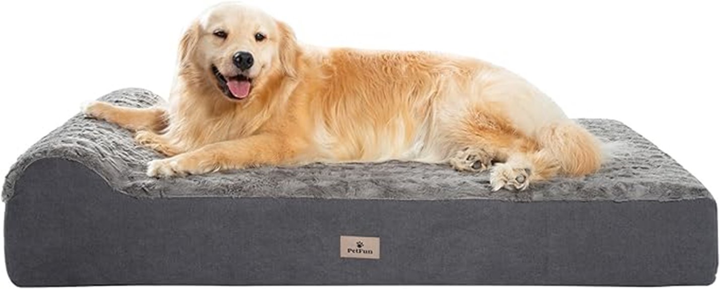 large orthopedic dog bed