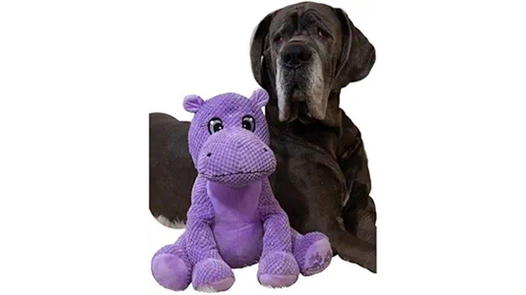 large plush hippo toy
