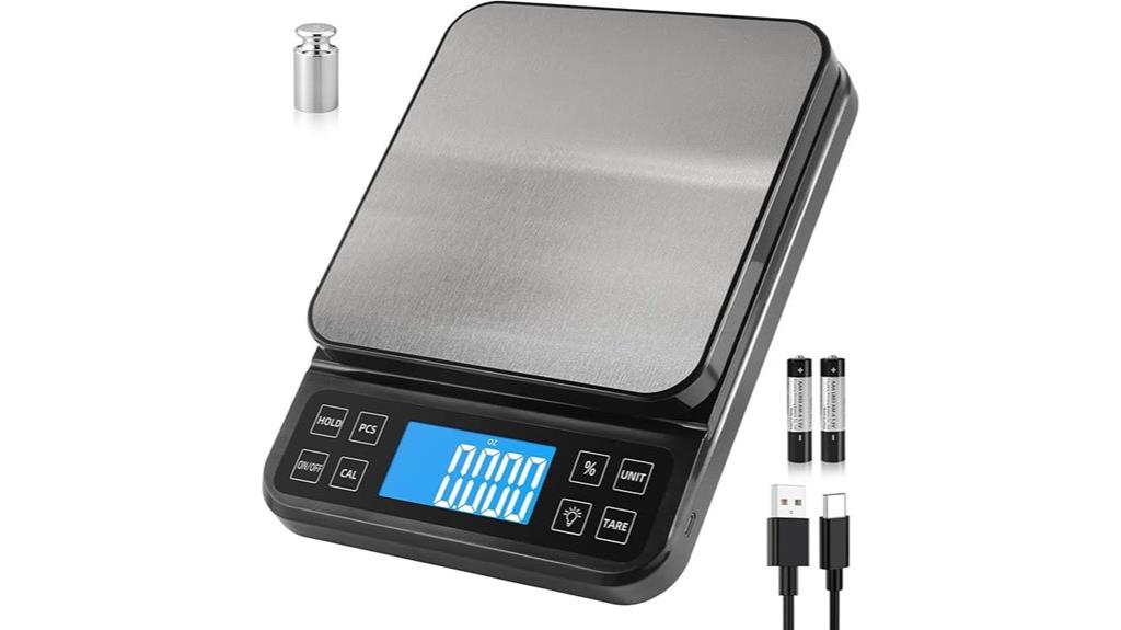 large rechargeable kitchen scale
