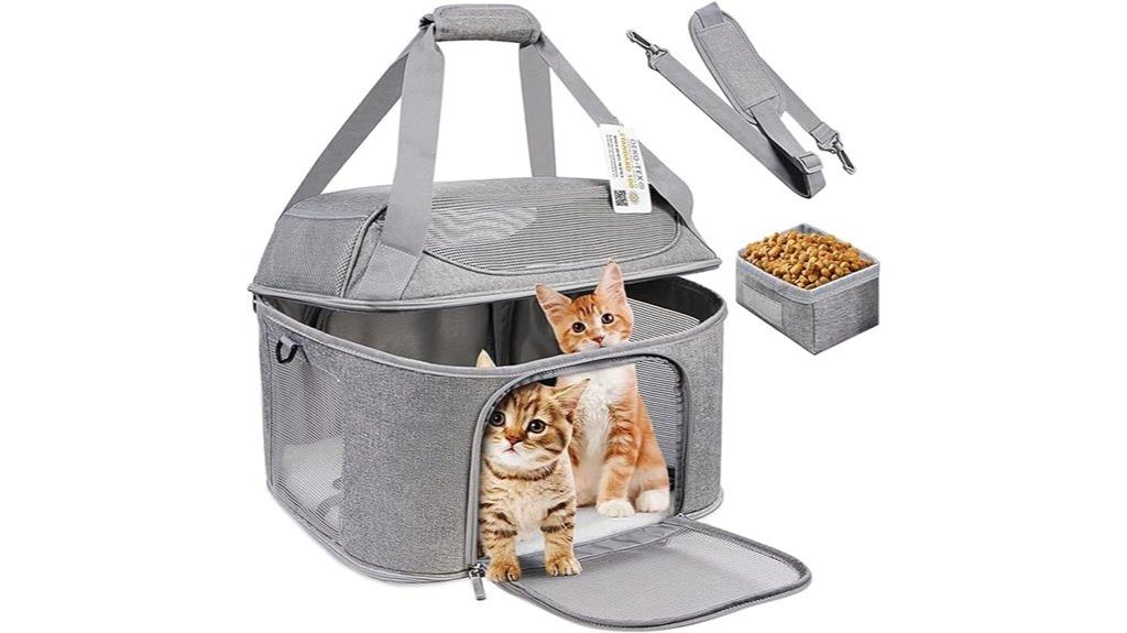 large soft sided pet carrier