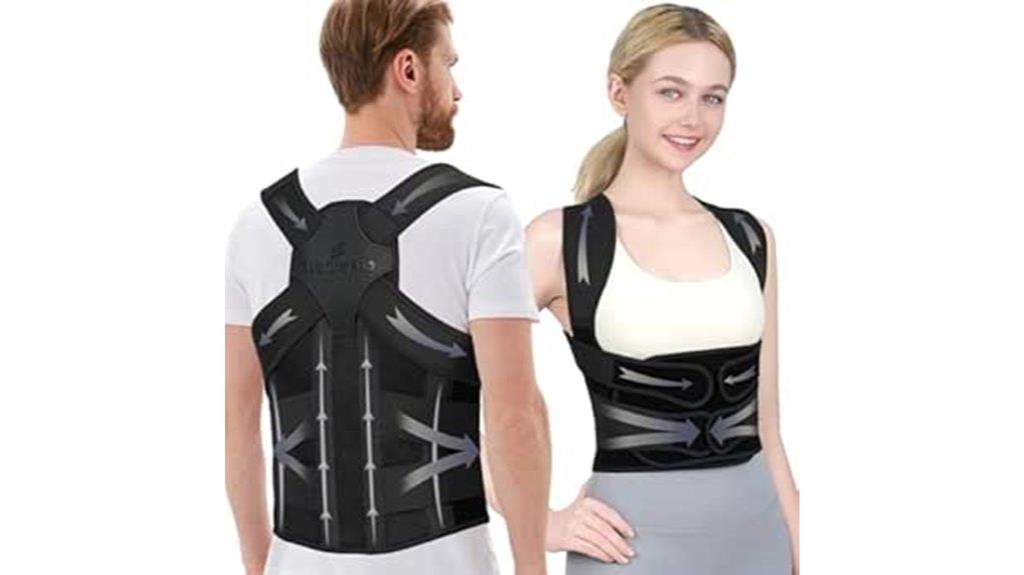 large unisex posture brace