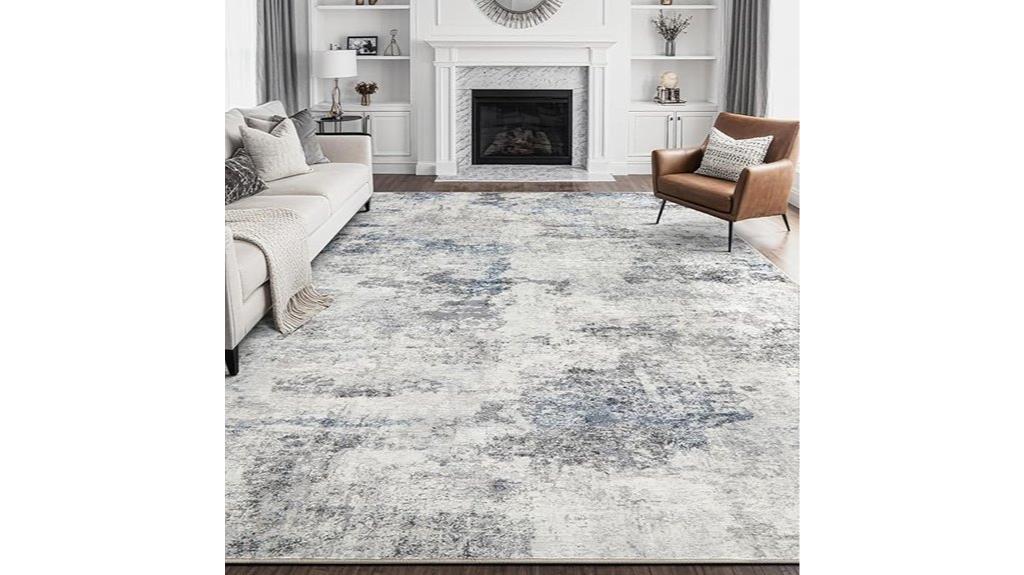 large washable abstract rug