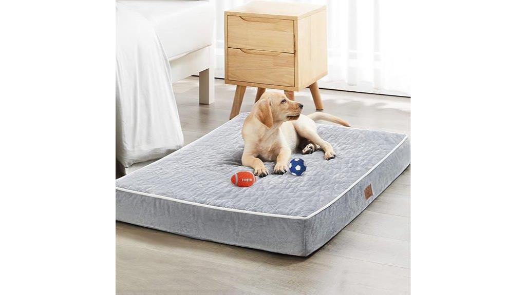 large washable dog bed