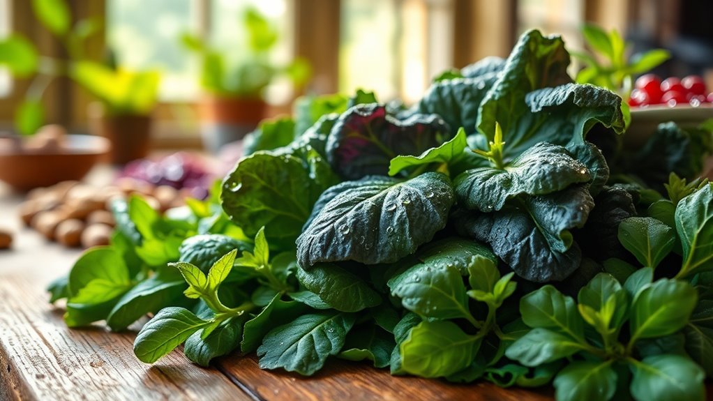 leafy greens boost brain health