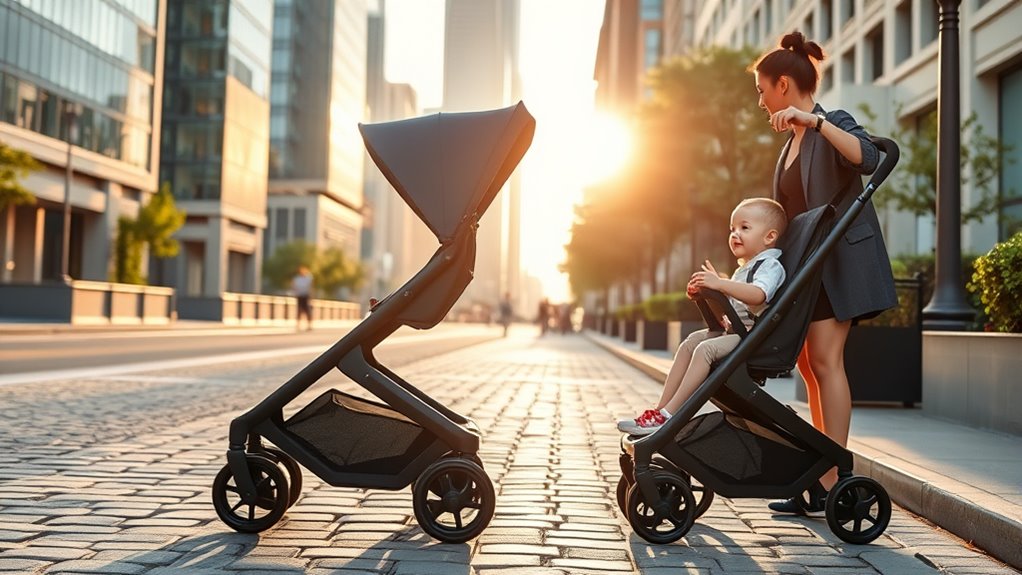 lightweight compact travel stroller