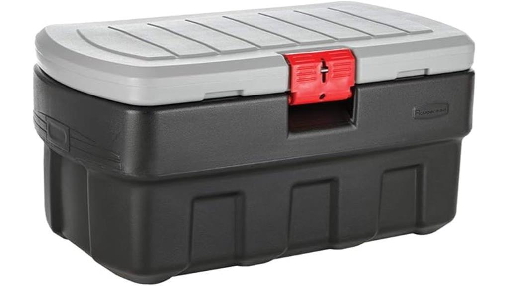 lockable 35 gallon storage container