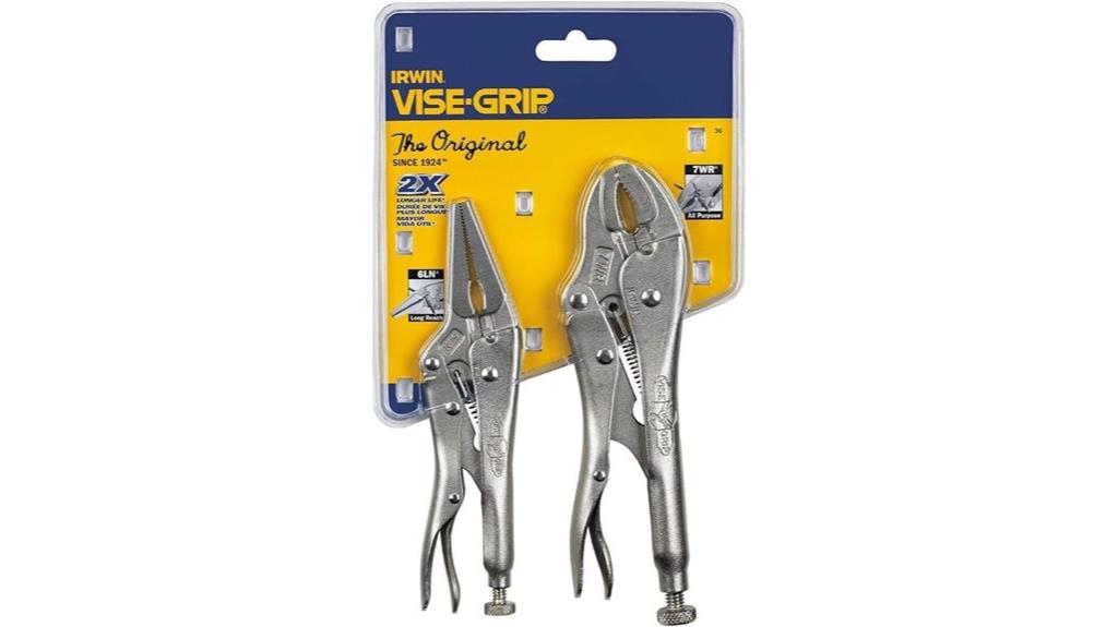 locking pliers with wire cutter