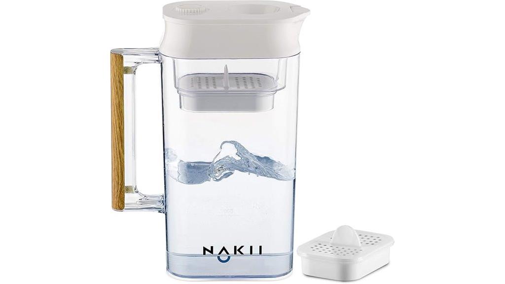 long lasting water filter pitcher