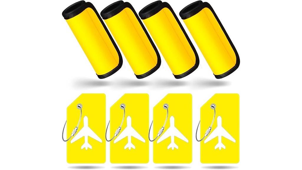 luggage handle wrap tags