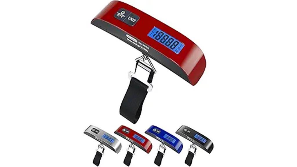 luggage scale with backlight