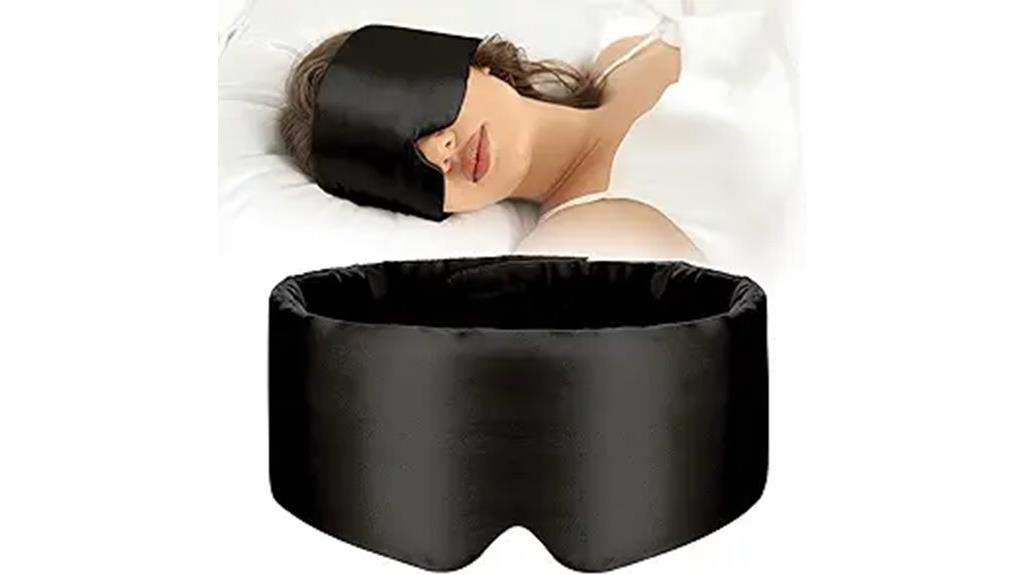 luxurious silk sleep mask
