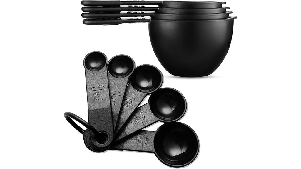 magnetic 9 piece measuring set