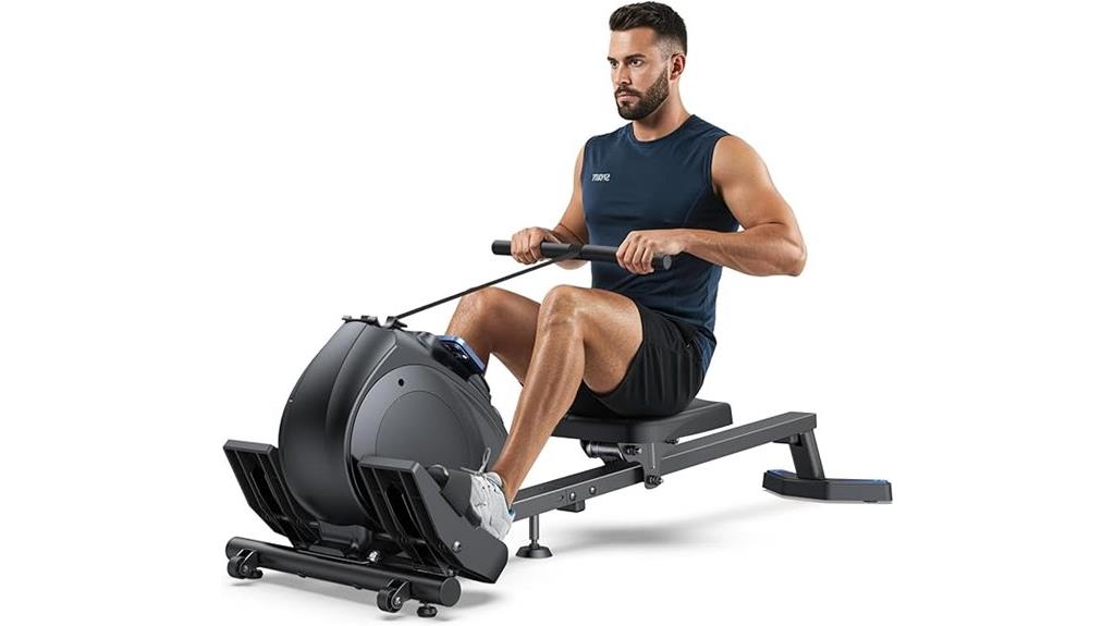 magnetic home rowing machine
