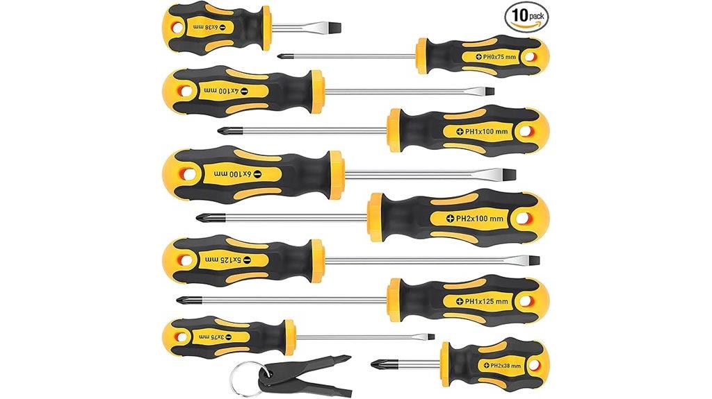 magnetic screwdriver set ten