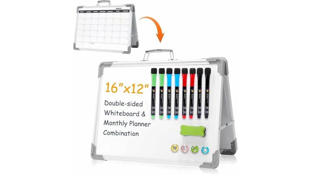 magnetic whiteboard with calendar