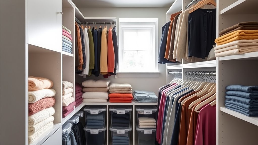 maintain regular closet organization